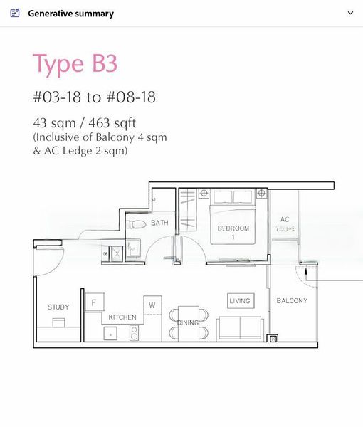 1 Bed Apartment (Condo) for Rent in  Rezi 24 - Image 7